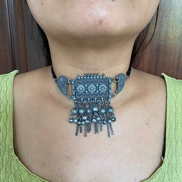 Floral Tribe Ghungroo Choker